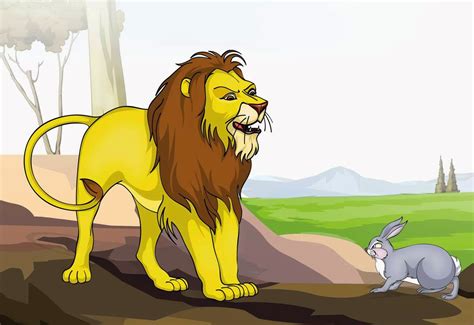 The Foolish Lion and the Clever Rabbit | Telugu Jokes Zone