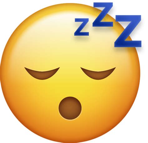 Sleeping Emoji [Free Download IOS Emojis] | Sleeping emoji, Ios emoji, Emoticons emojis