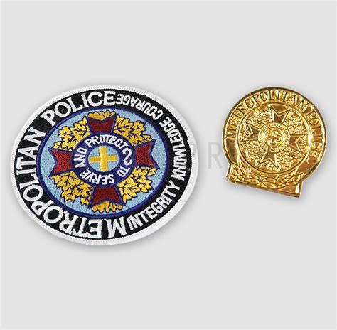 Police Academy - Metropolitan Police Patch & Badge - HeroProp.com