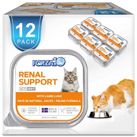 Forza10 Wet Cat Food Kidney Renal Support, with Lamb, Adult canned food 3.5oz, 12 Pack - Walmart.com