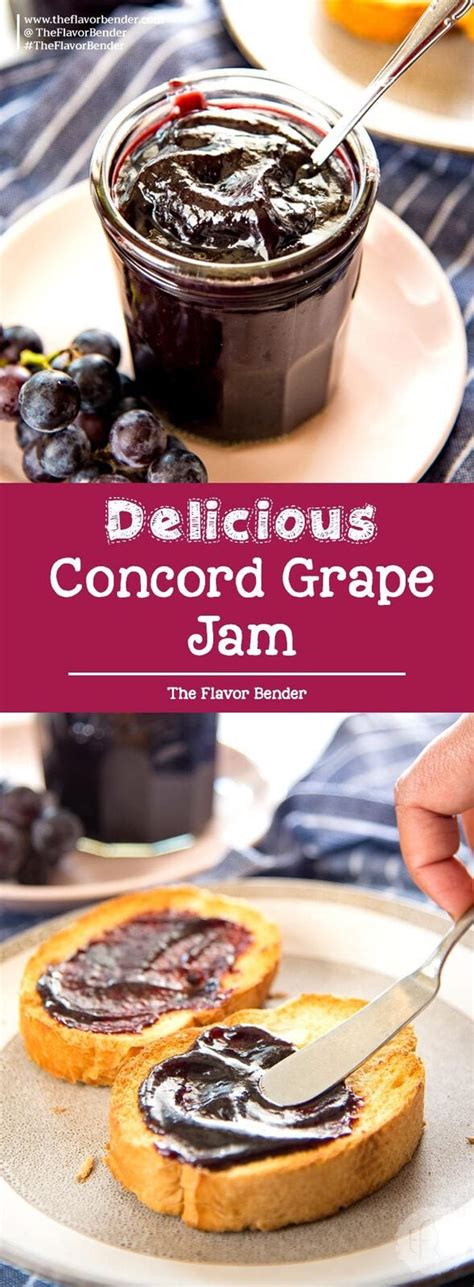 Concord Grape Jelly Recipe - The Flavor Bender