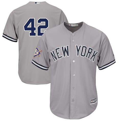 Majestic New York Yankees Gray 2018 Jackie Robinson Day Cool Base Jersey