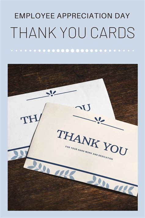 Thank You Cards Printable, Employee Appreciation Cards Digital Download, Thank You for Your Hard ...