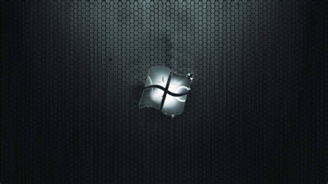 Download Windows Logo Black Mac Wallpaper | Wallpapers.com