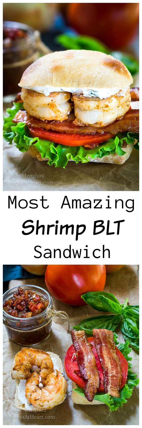 Most Amazing Shrimp BLT Sandwich Recipe - Hostess At Heart