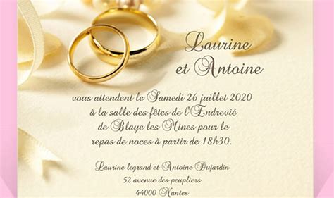 Model carte mariage - young planneur