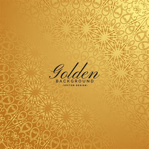 Golden Pattern Wallpaper