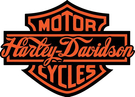 the harley davidson company logo is shown