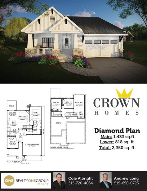 Diamond floor plan | Floor plans, Custom home builders, New home construction