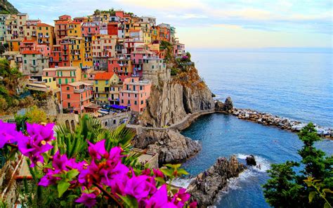 Wallpaper : landscape, colorful, sea, city, cityscape, Italy, bay ...