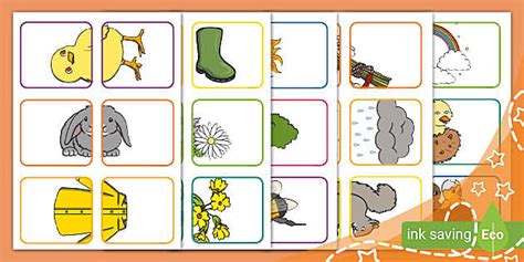 Spring Matching Puzzle Game (teacher made) - Twinkl