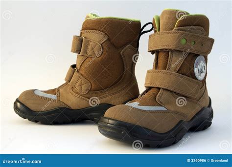 Winter kids shoes stock photo. Image of winter, cool, childlike - 3260986