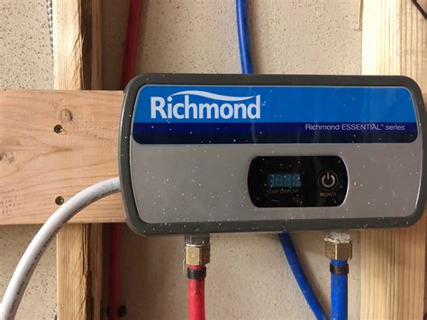 My Richmond electric essential series tankless water heater will not ...