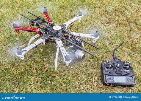 Hexacopter Drone with Camera Editorial Image - Image of hexacopter ...