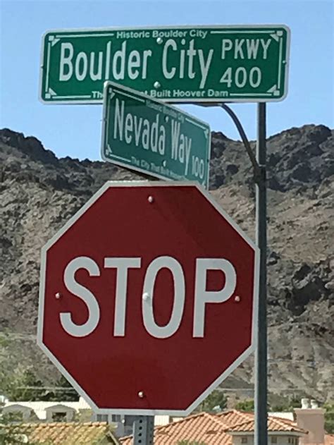 New Boulder City Parkway signs installed along main route through town | Boulder City Review