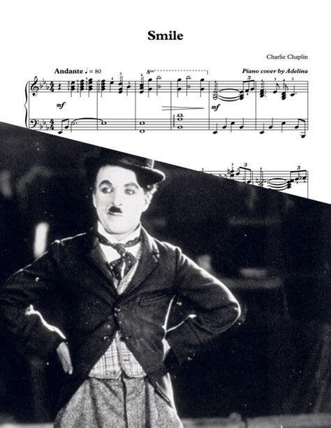 "Smile" - Charlie Chaplin - Piano Sheet Music