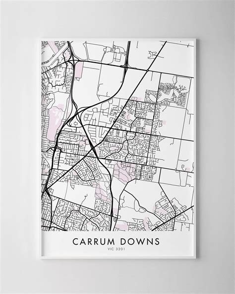 Melbourne – Carrum Downs Map Print - Chelsea Chelsea