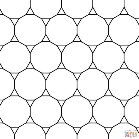 Tessellation Patterns Coloring Pages - Coloring Home