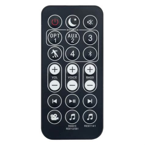 New Remote Control for Polk Audio Magnifi ONE Magni-fi 1 Sound Bar RE8112-1 RE81121 RTRE81121 ...