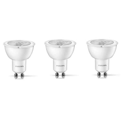 Strak LED 50W Equivalent 3000K GU10 CRI80 Dimmable LED Light Bulb (4-Pack) | The Home Depot Canada