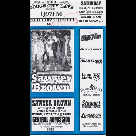 Sawyer Brown Concert & Tour History (Updated for 2022) | Concert Archives