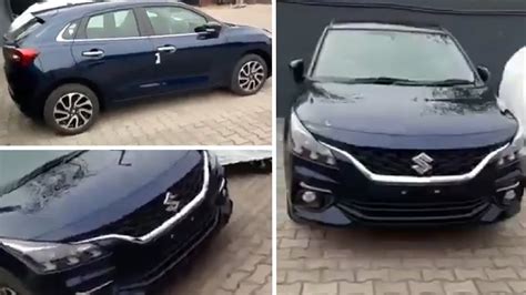 2022 Maruti Suzuki Baleno First Look Walkaround Video From Dealership | Nexa Blue Color - YouTube