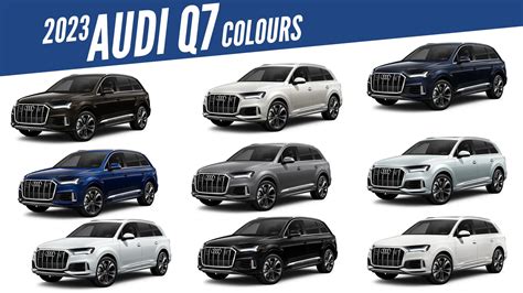 2023 Audi Q7 - All Color Options