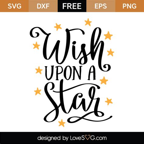 Wish Upon A Star SVG Cut File - Lovesvg.com