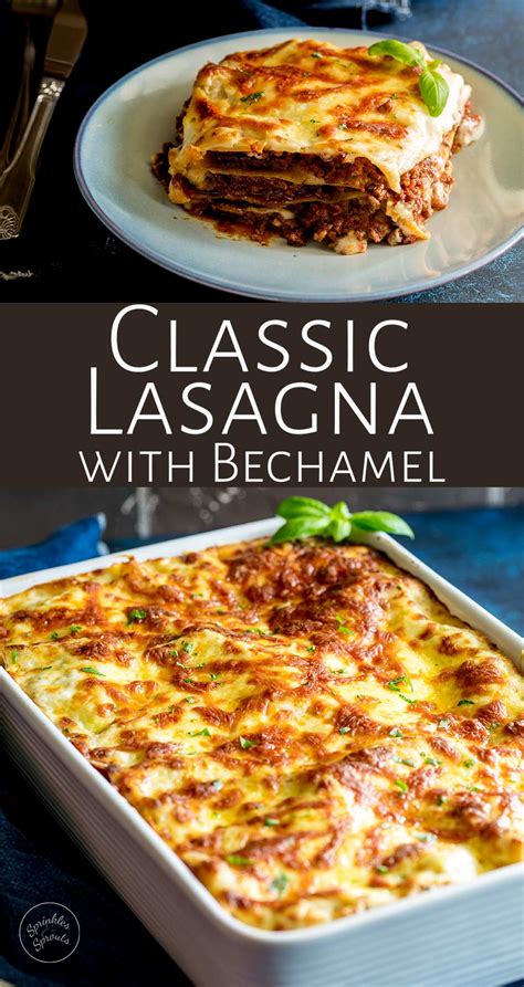 This Classic Lasagna is made with a traditional ragu bolognese and a ...