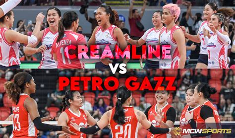 Petro Gazz Angels and Creamline Cool Smashers compete for the PVL All ...