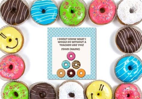 Donut Labels, Gift Tags and Bag Toppers