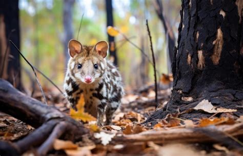 Premium AI Image | A quoll in the natural habitat