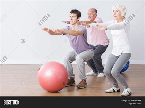 Seniors Doing Squats Image & Photo (Free Trial) | Bigstock