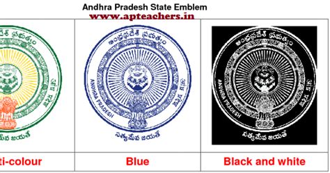 AP Govt New LOGO - Andhra Pradesh State Emblem 2018 | APTEACHERS Website