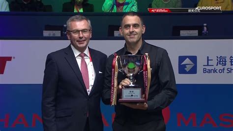 Shanghai Masters snooker final recap – Ronnie O'Sullivan beats world ...