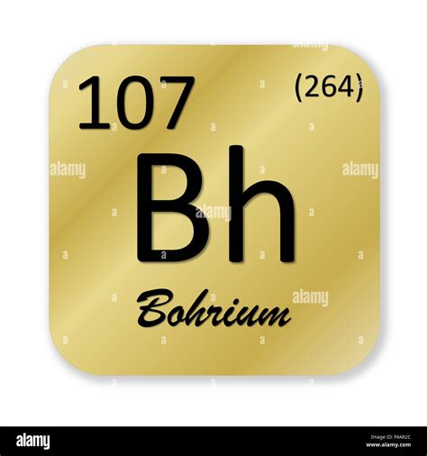 Bohrium element Stock Photo - Alamy