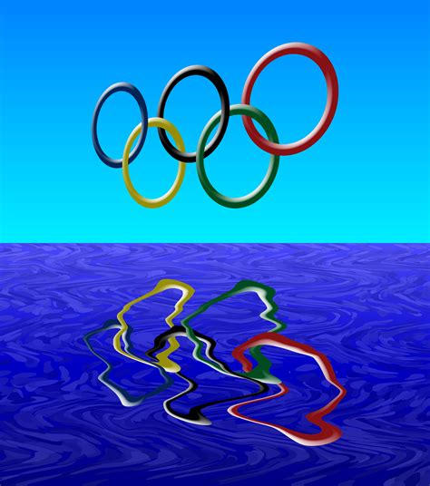 Olympic Rings 2 Free Stock Photo - Public Domain Pictures