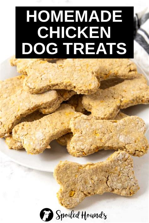 Best Chicken Dog Treats Recipe - Spoiled Hounds