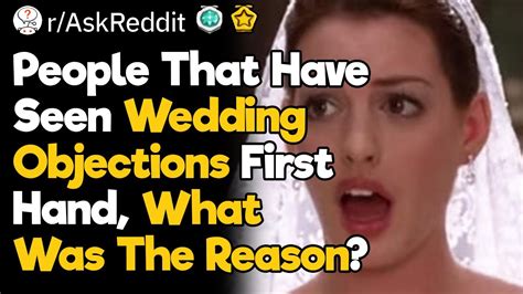 Wedding Objections: Weirdest Reasons - YouTube