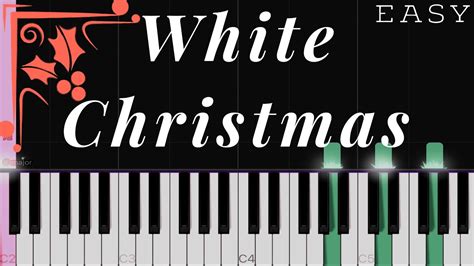 White Christmas | EASY Piano Tutorial - YouTube