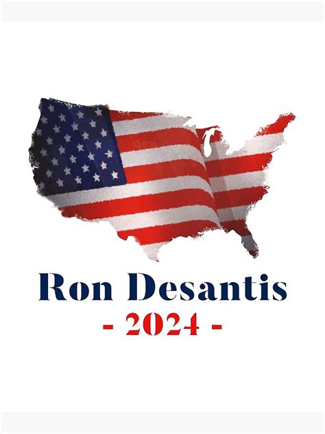 "Ron Desantis - 2024" Poster for Sale by nona003 | Redbubble