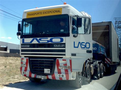 Laso DAF 95XF SC Low Bed | IMG_6230 Ex Profissionaltrans. Tr… | Flickr