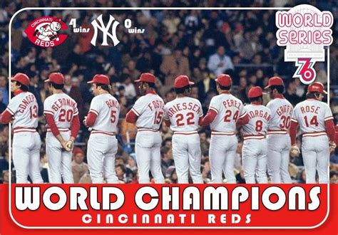 Oct 21 1976 Cincinnati Reds Win ther second consec world series | Cincinnati reds game ...