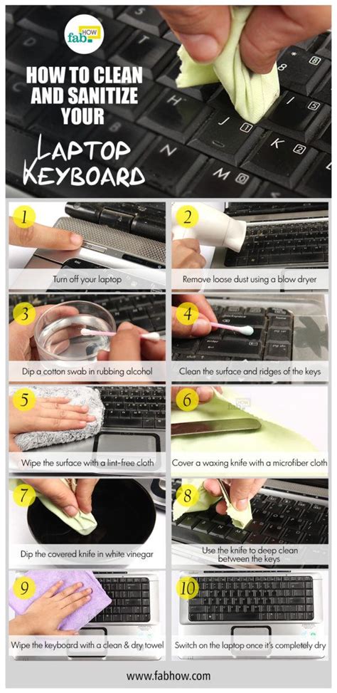 How to Safely Clean your Laptop Keyboard | Fab How