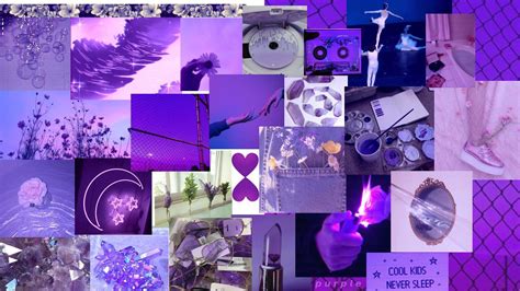Pastel Aesthetic Wallpaper Collage Purple - Download, share or upload your own one!
