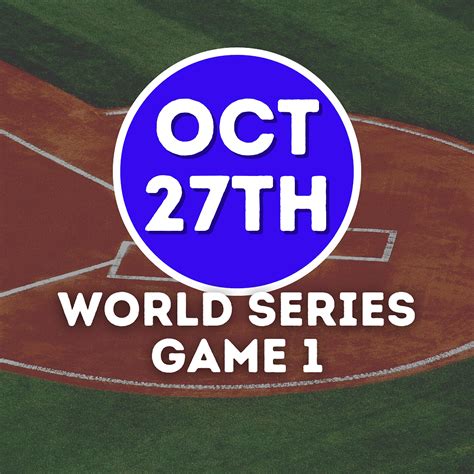 World Series game 1 - 10/27/23