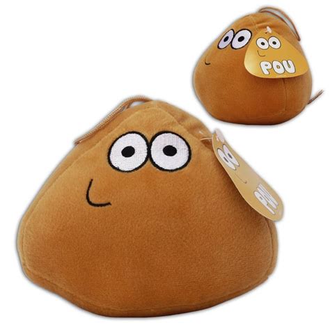 Amazon.com: Pou Classic 6'' Plush Soft Toy Doll Stuffed Animal Mobile Video Game Application App ...