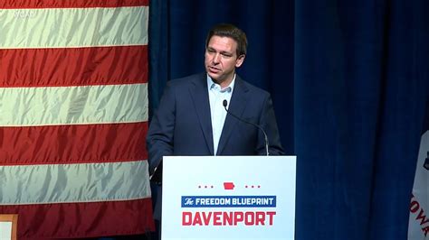 Video DeSantis tests presidential waters in Iowa - ABC News