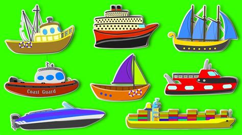 Types Of Sea Transport Kids - Free Word Template