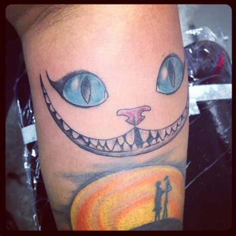 Slowly adding to my Tim Burton themed sleeve! Cheshire Cat grin | Cheshire cat grin, Tattoos ...